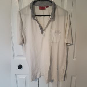 Hugo Boss White Polo Size Large